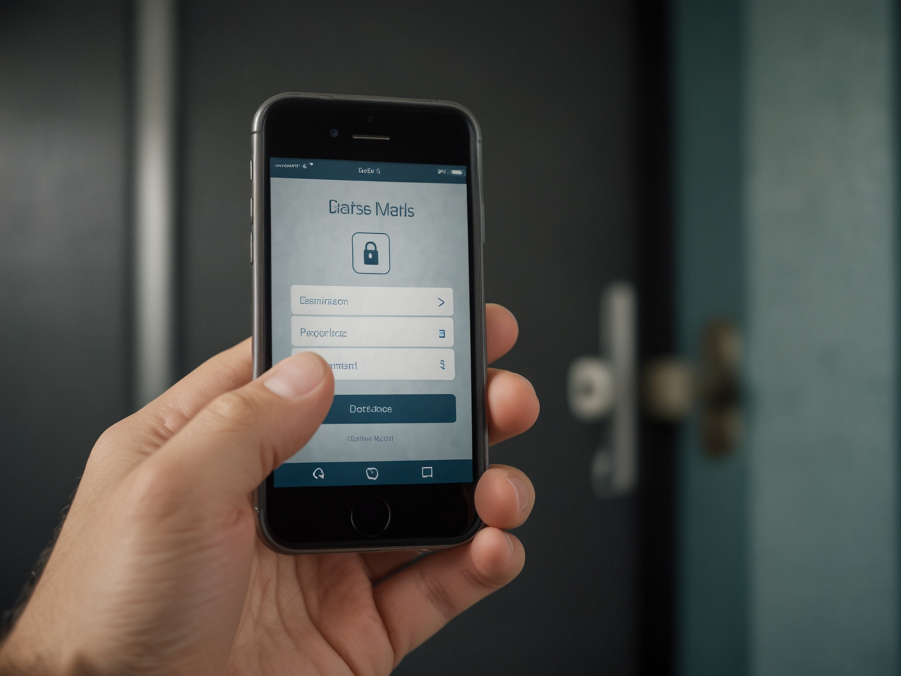 Secure login illustration